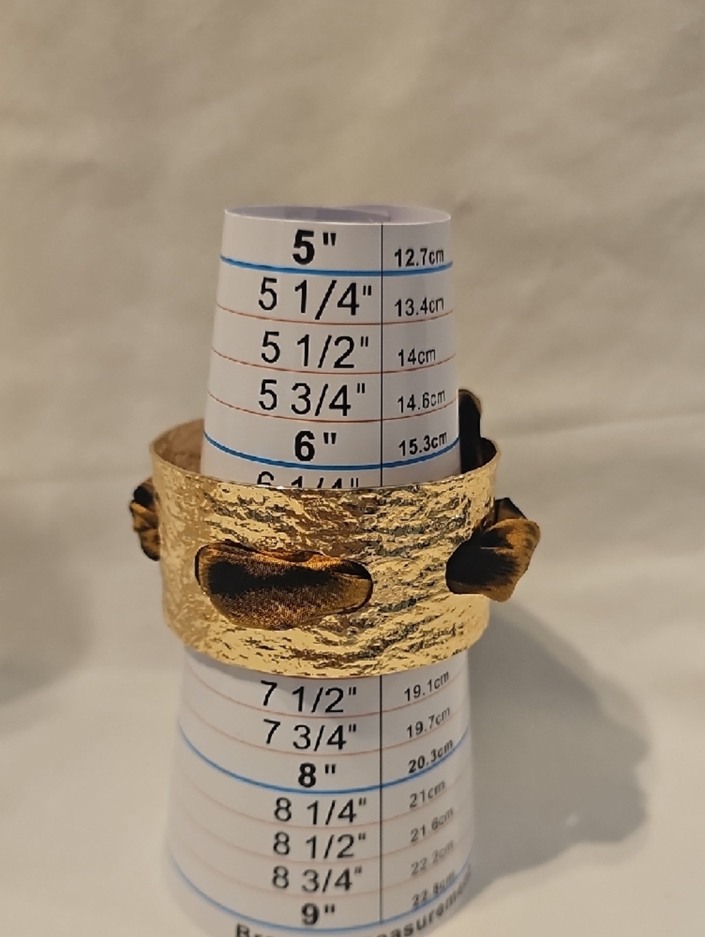 Scarf Cuff Bangle Bracelet - Picture 8 of 9